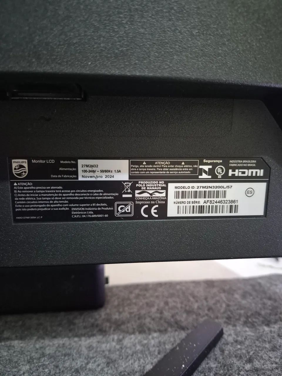Monitor Philips Evnia 27 Polegadas  - Foto 5