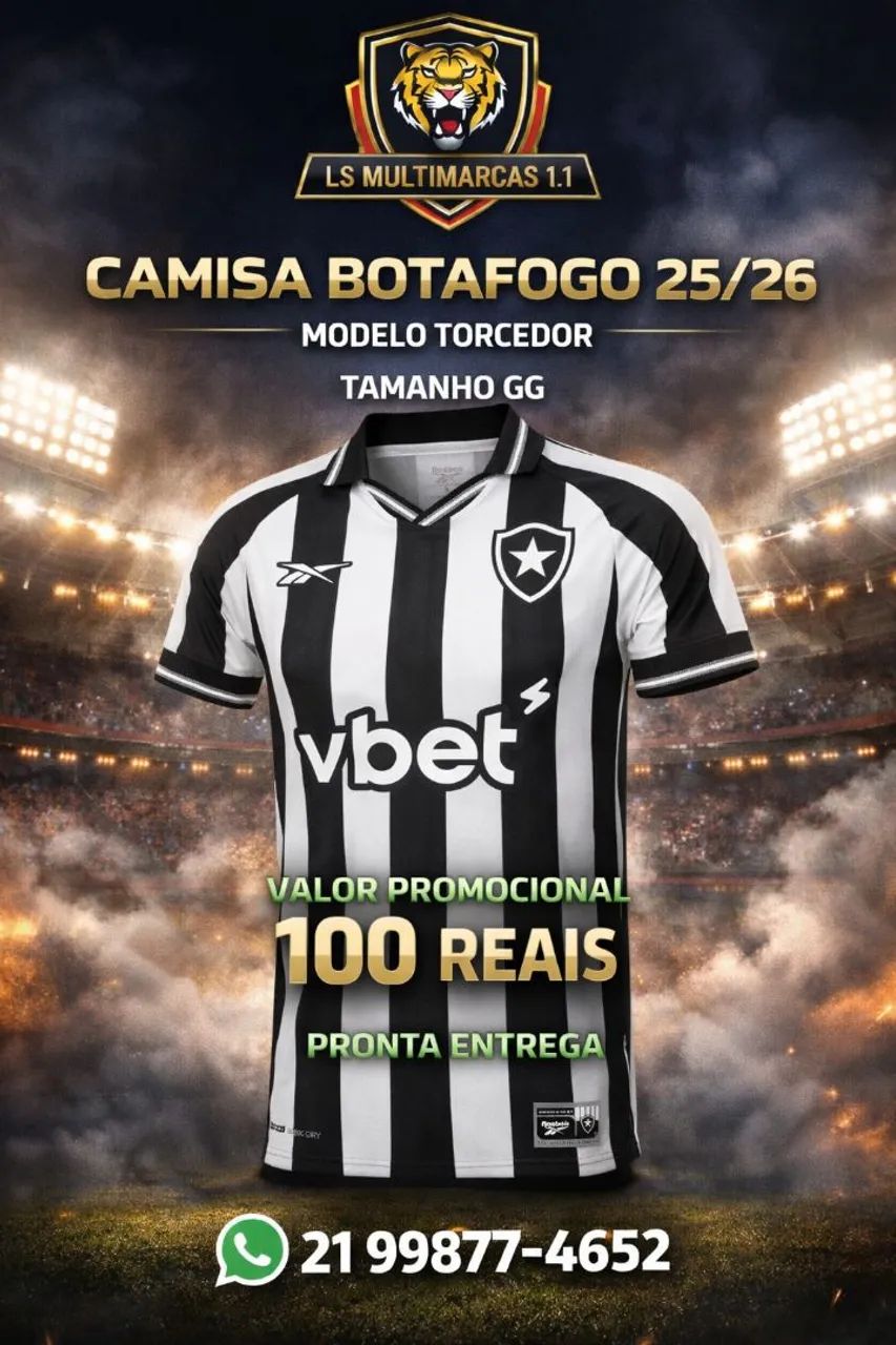 Camisa Botafogo 25/26 Torcedor