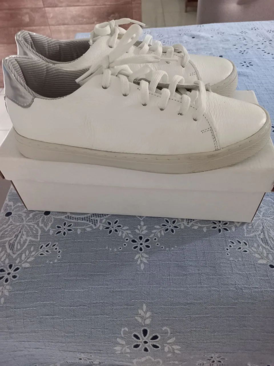 Tênis couro legitimo feminino 38 - Foto 3