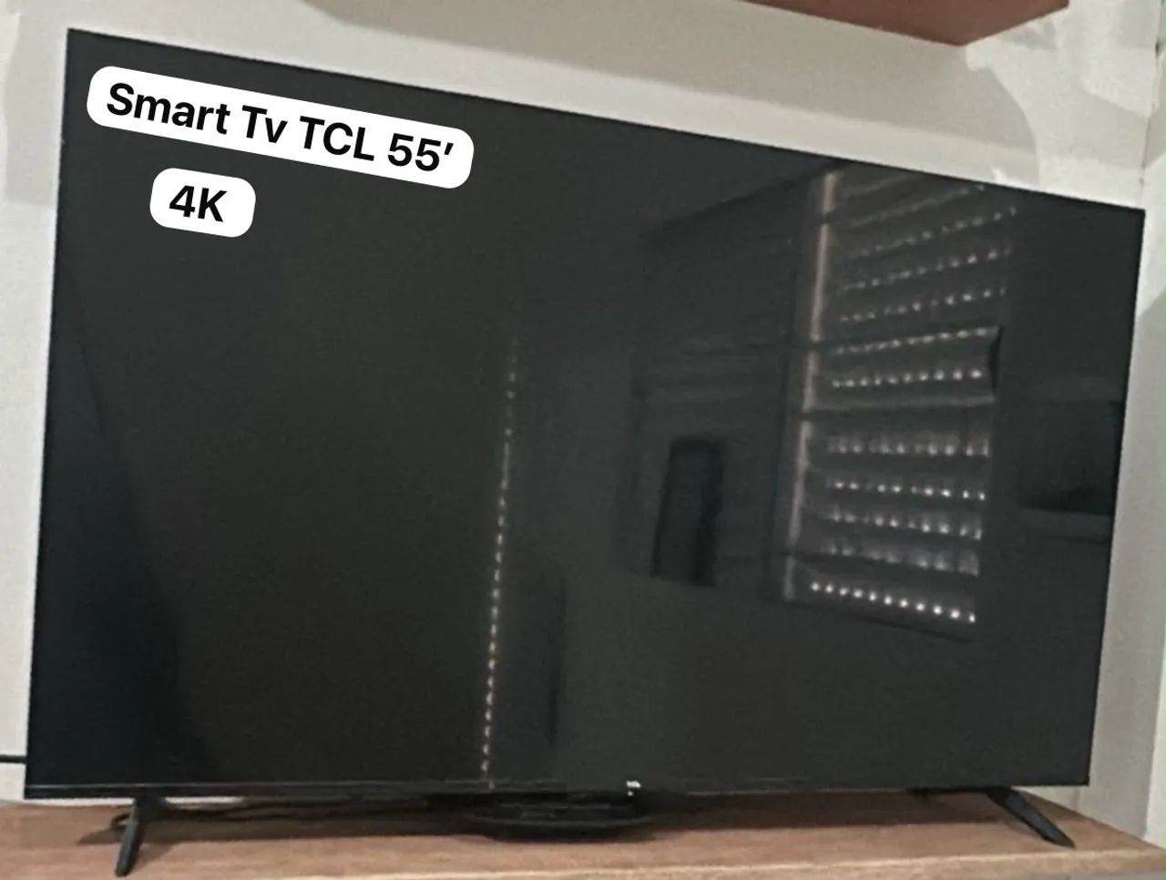 Smart TV TCL 55 Polegadas QLED 4K P8K WiFi Bluetooth Google TV 144Hz HDR10