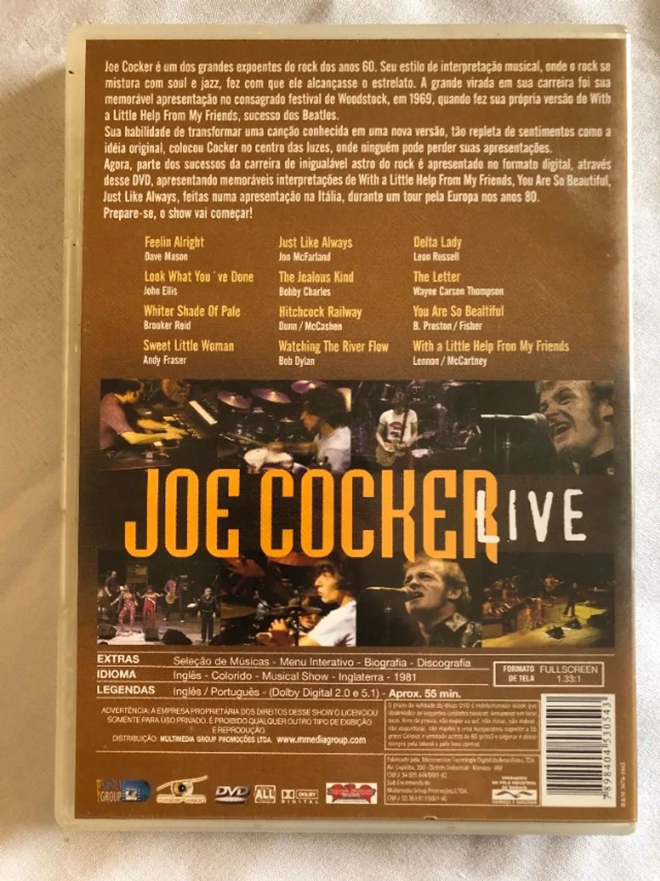 Dvd Joe Cocker Ao Vivo - Foto 2
