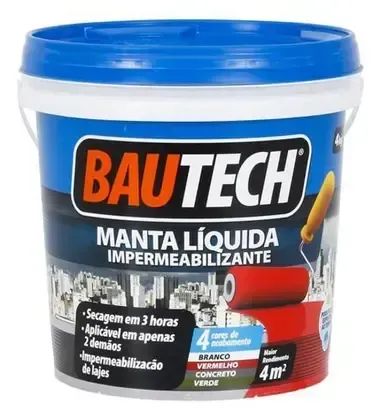 BAUTECH Liquid Membrane 4 kg White - R$113.90
