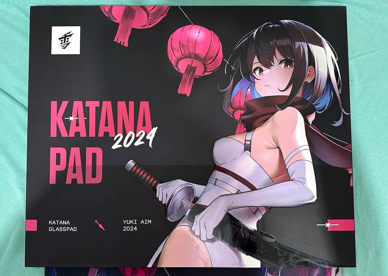 Yuki Aim Katana City 2024マウスパッド mousepad de vidro glasspad yuki aim katana city - Periféricos e