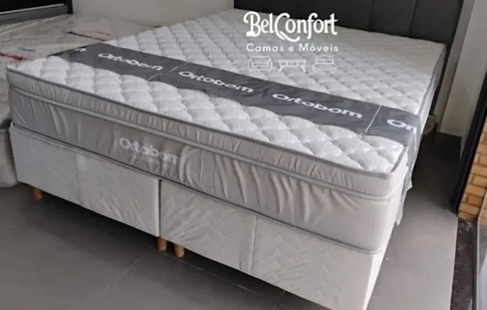 Cama Queen Ortobom . Entrega grátis e rápida . Aceitamos cartão  - Foto 2