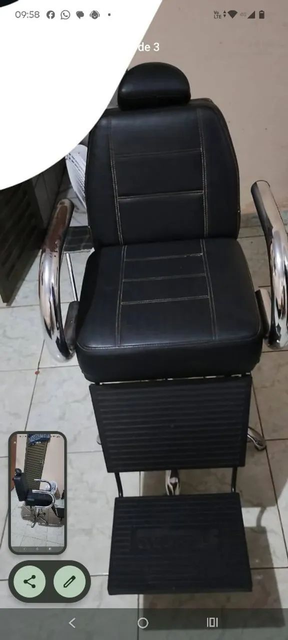 Cadeira de barbeiro 