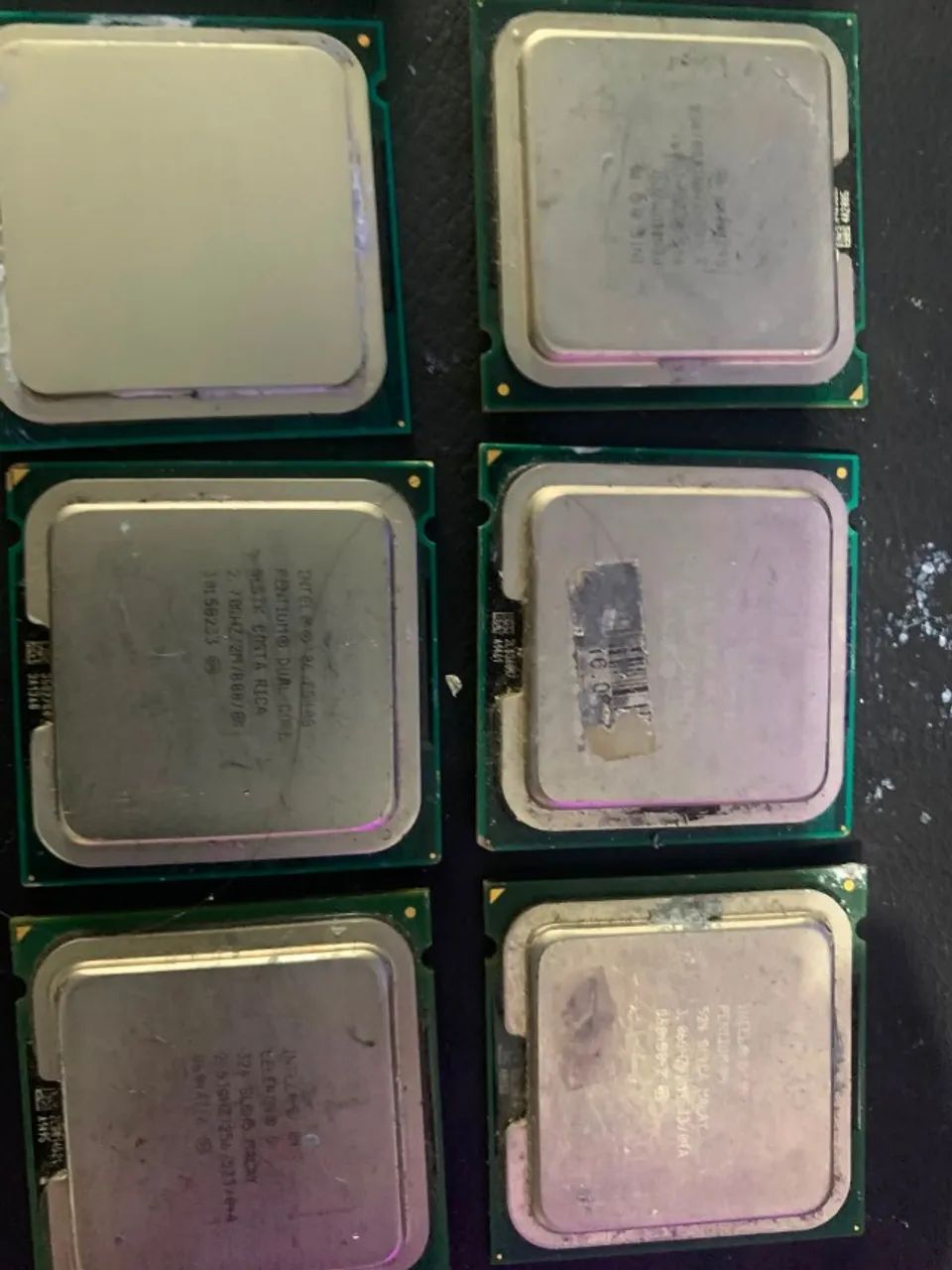 KIT COM 10 PROCESSADORES INTEL + 1 CHIPSET PARA SUCATA / RETRO COMPUTAÇÃO - Foto 3