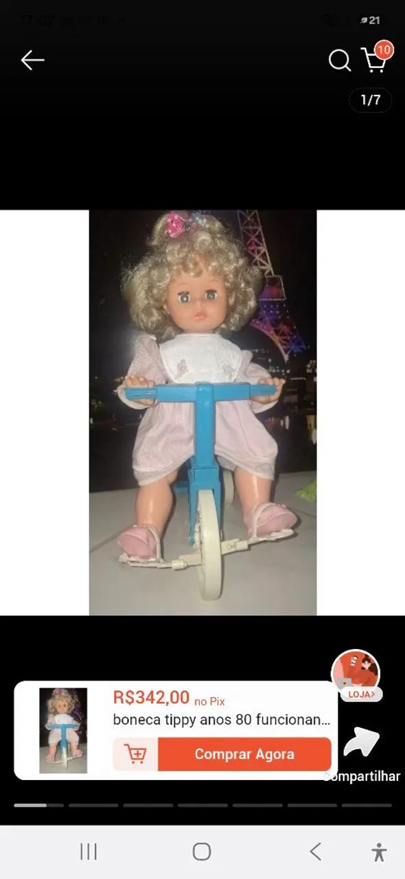 Boneca tippy anos 80 - Foto 5