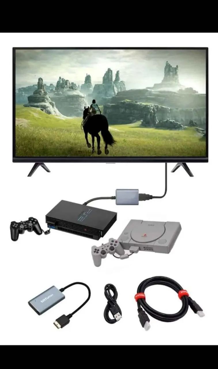 Adaptador hdmi pra ps1 e ps2 - Foto 4