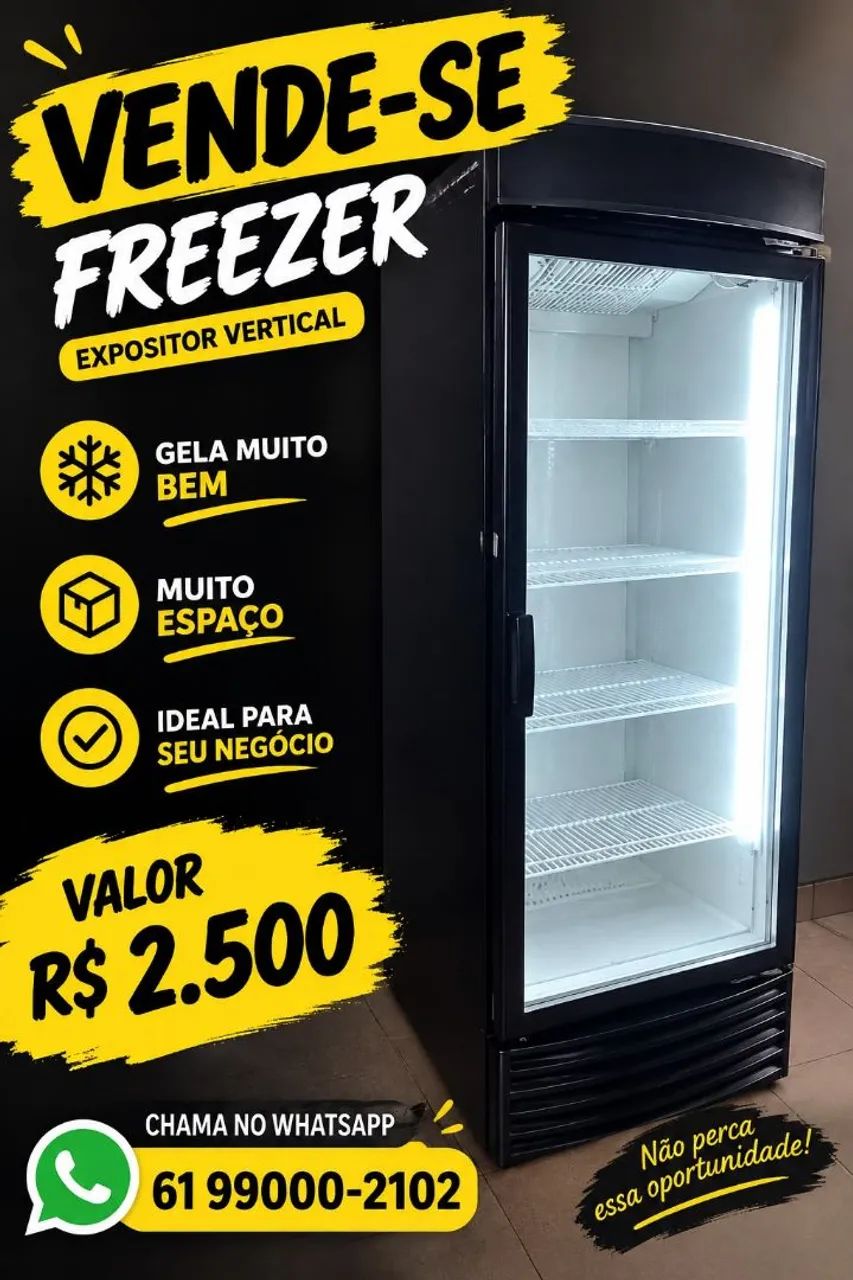 Freezer expositor vertical 