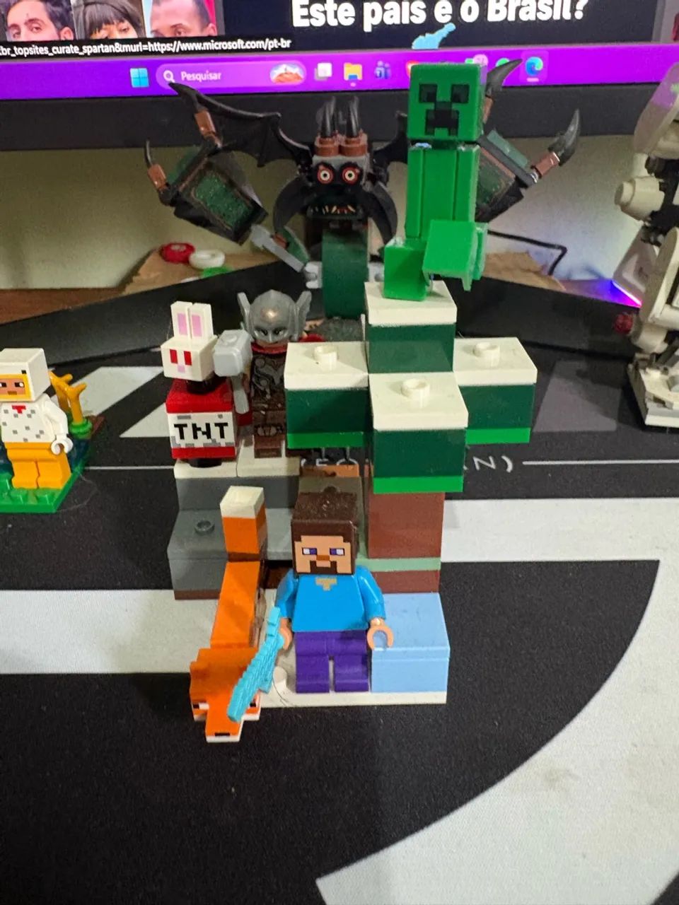 Vendo dois legos Minecraft com caixa - Foto 4