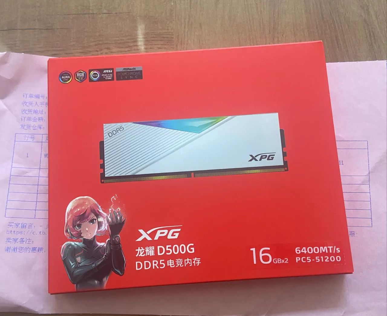 MEMORIA ADATA XPG LANCER, 32GB (2X16GB), DDR5, 6400MT/S, C32, BRANCA - Foto 4