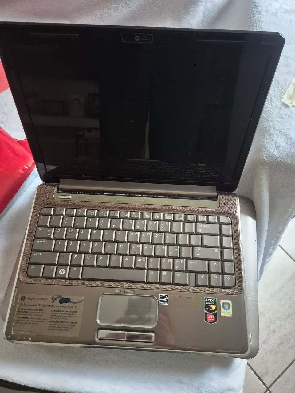 Laptop HP para tirar peças.