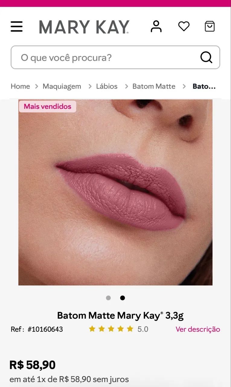 Batom matte MaryKay original  - Foto 5