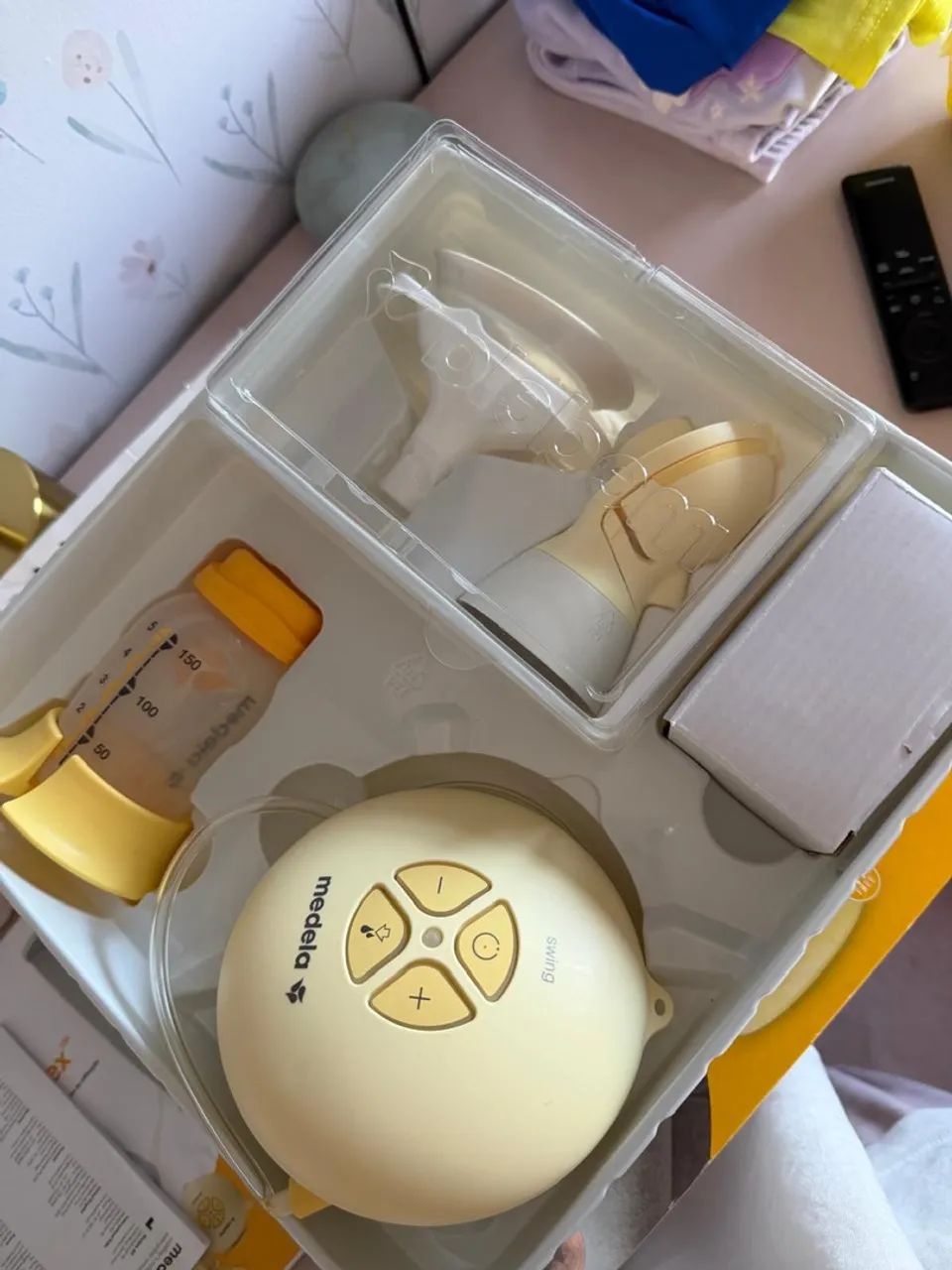 "Bomba Extratora Elétrica Medela Swing Flex Completa com Caixa - Excelente Estado" - Foto 2