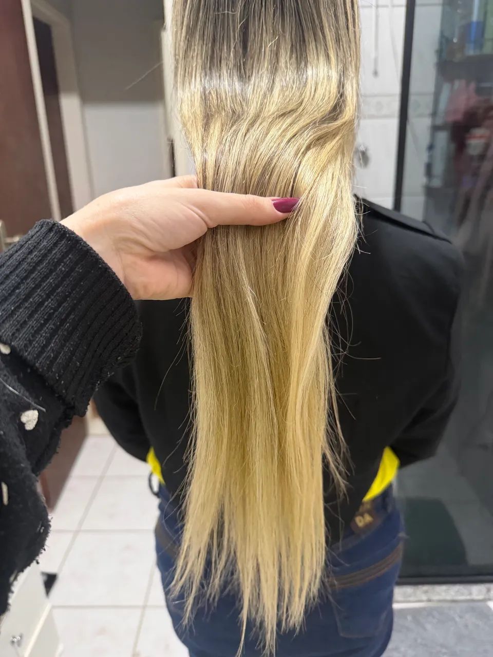 Mega Hair Brasileiro Loiro - Foto 5