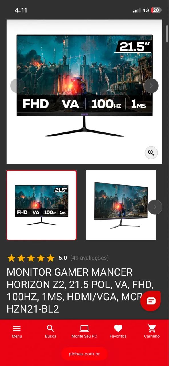 Vendo PC Gamer novo completo - Foto 3