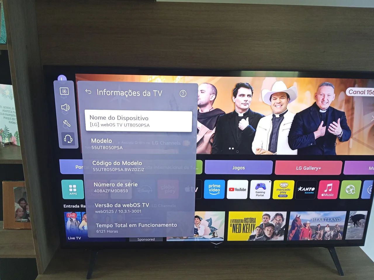 Smart TV LG 55 polegadas 4K UHD - Modelo 55UT8050PSA - Foto 2