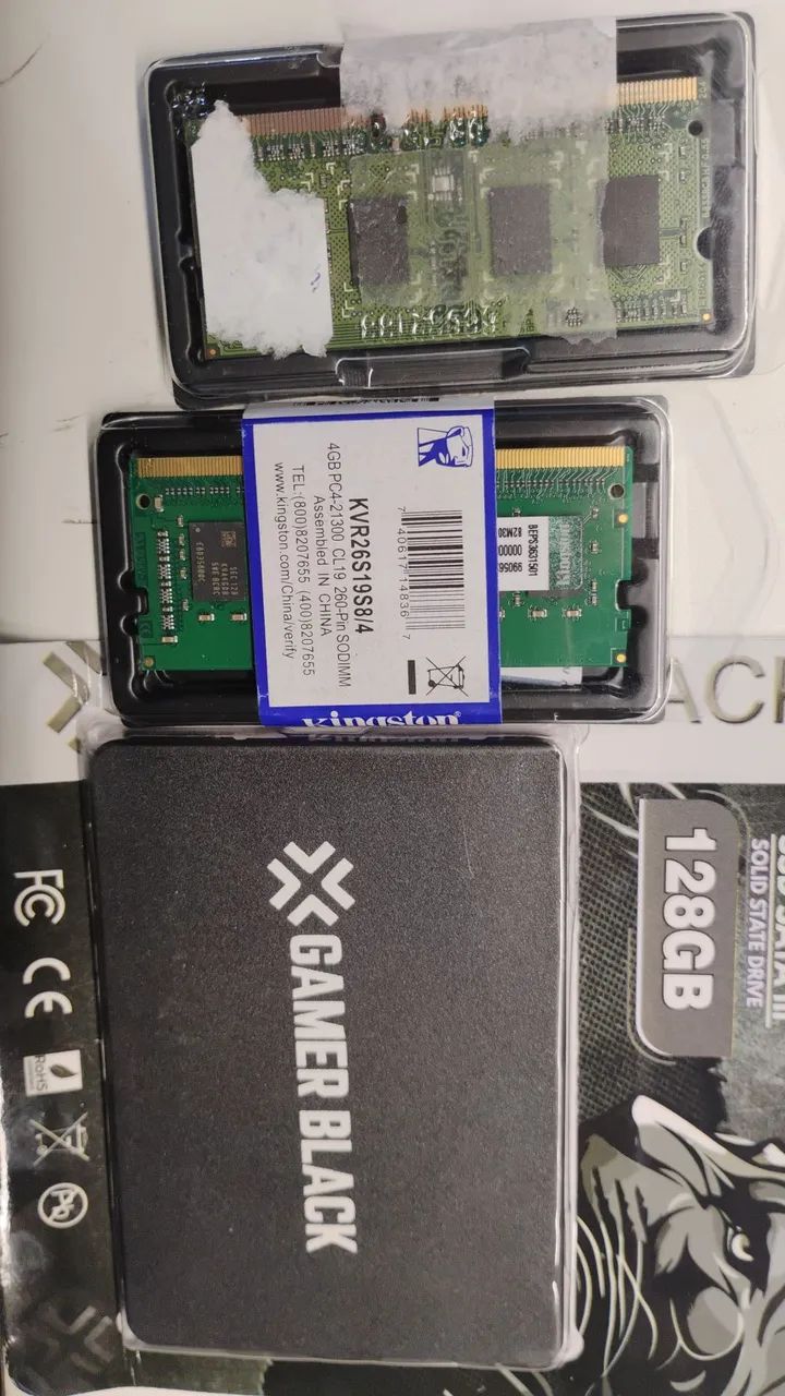 Memórias e ssd