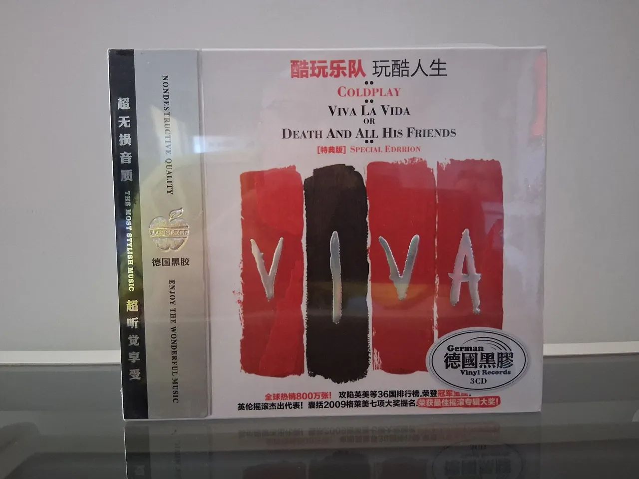 Box CD Coldplay Viva La Vida - 3 CDs Importado
