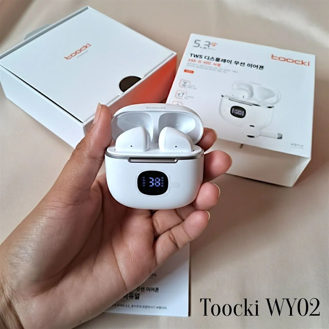 Fone de Ouvido Bluetooth Toocki WY02 TWS - Display LED  - Foto 3