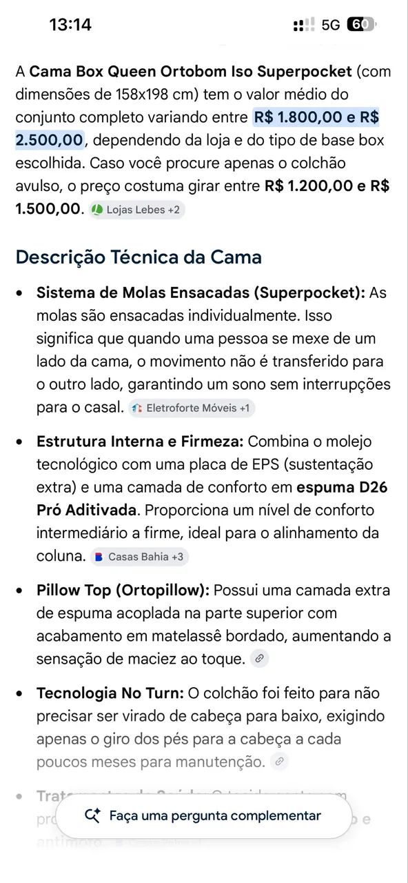 Cama seminova queen Ortobom  - Foto 5