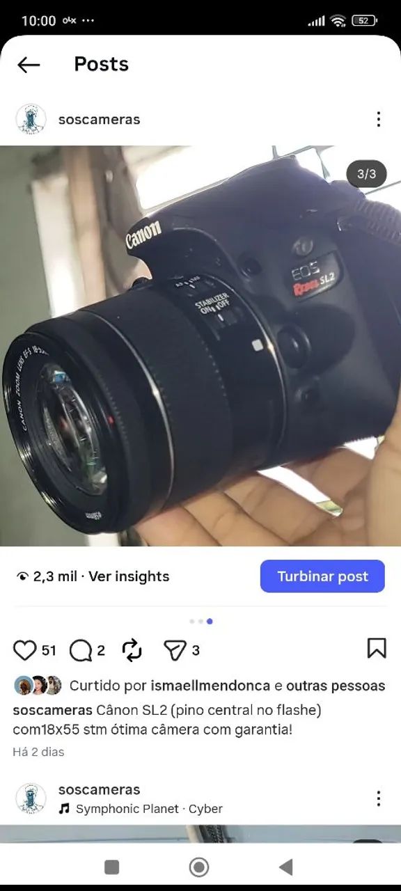Canon SL2 seminova! - Foto 2