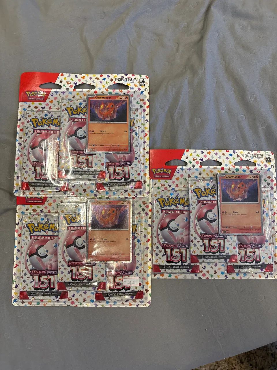 (PT-BR) Blister Triplo Escarlate e Violeta 3.5 - 151 - Charmander