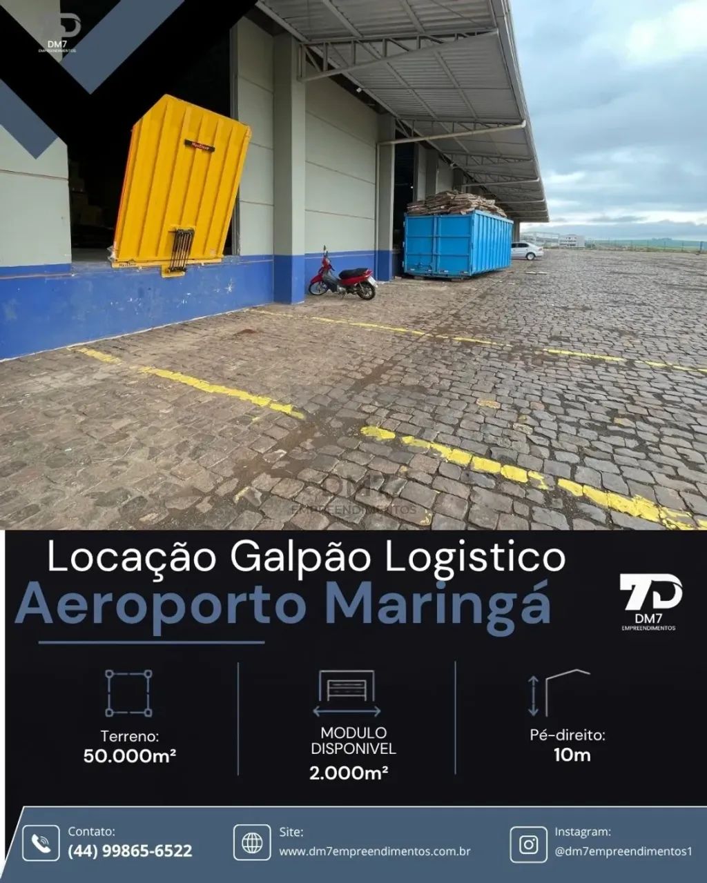 Galpao modular em condomínio fechado