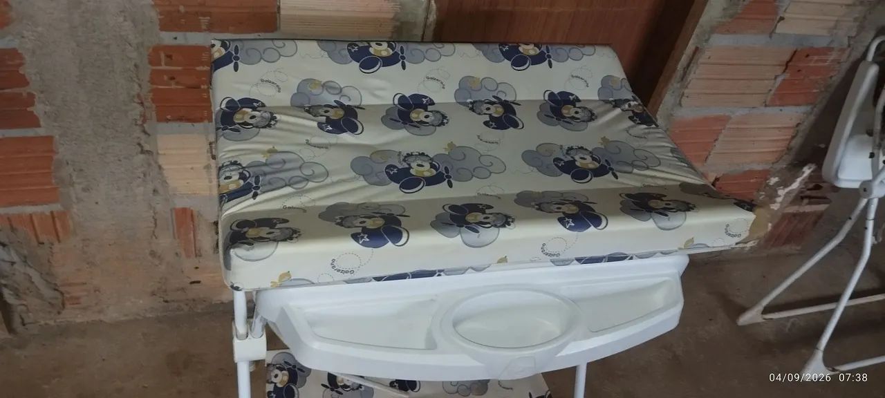 Trocador com banheira, marca Galzerano 