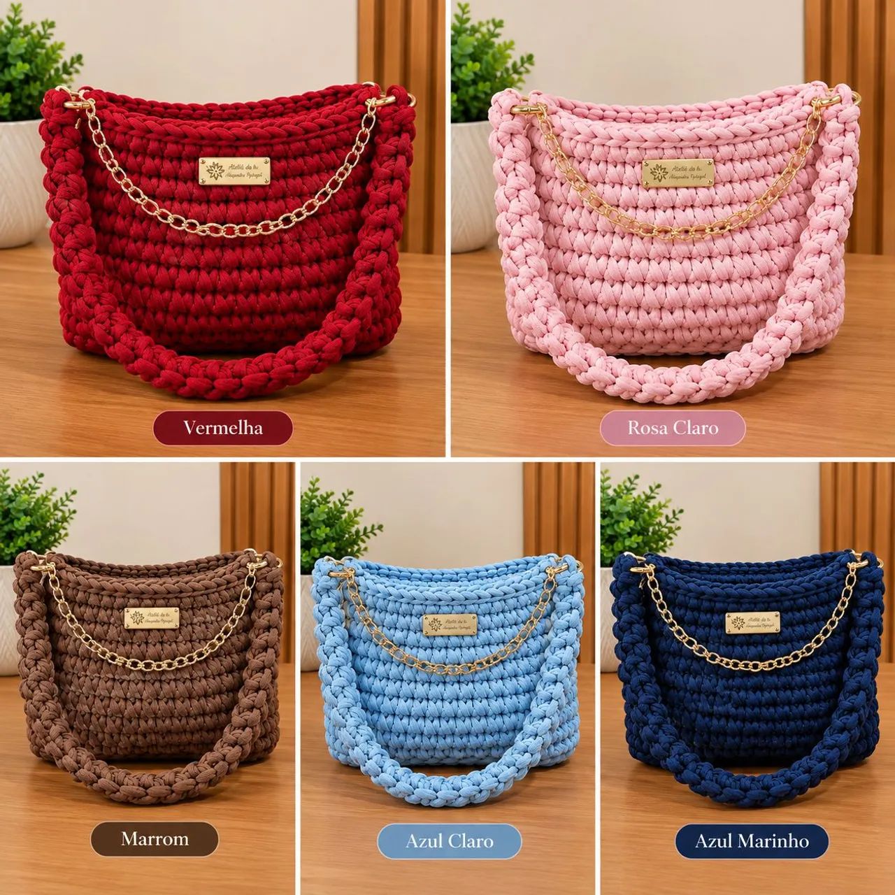 Bolsa de crochê  - Foto 3