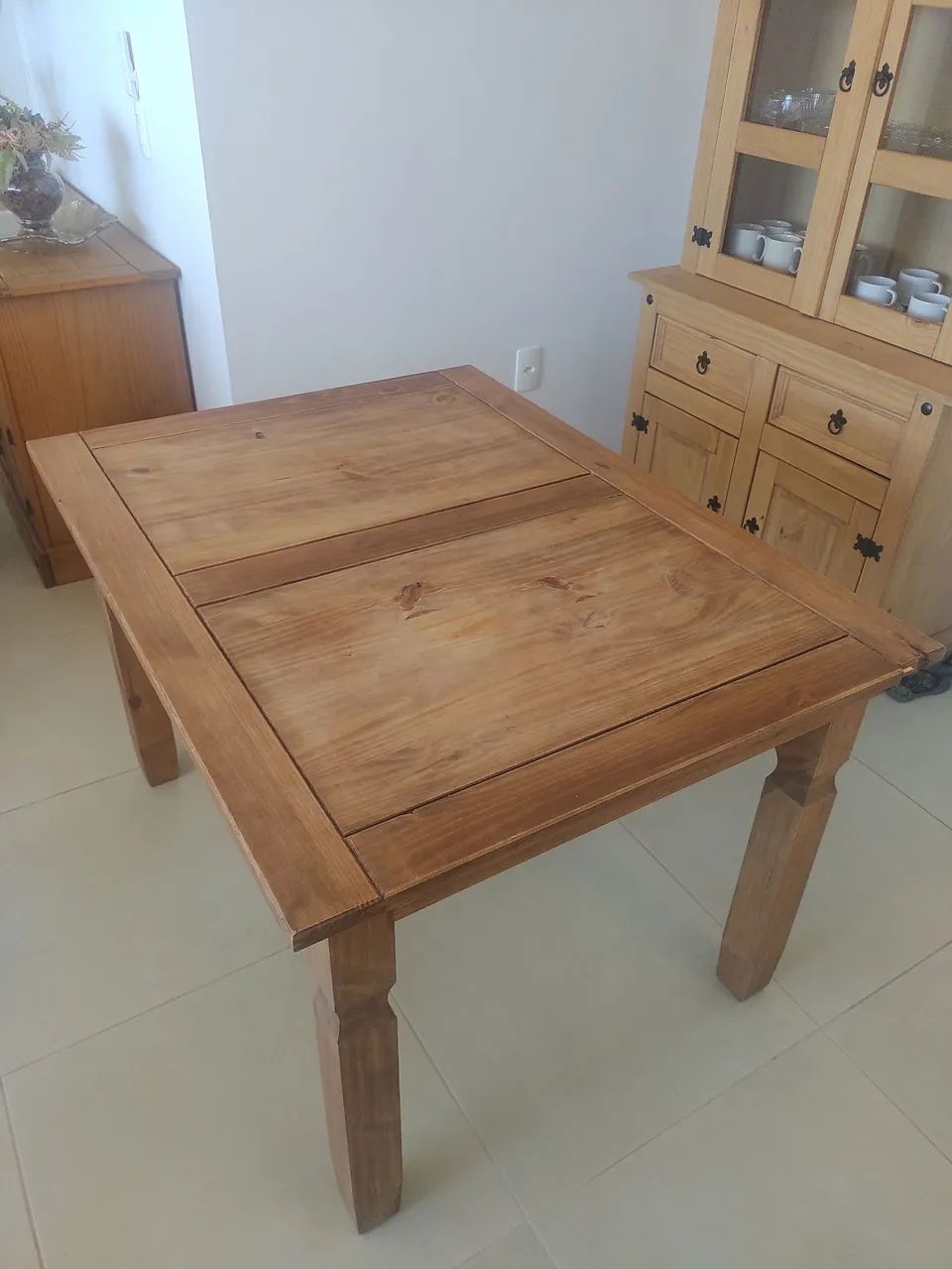 Mesa madeira maciça rústica 65060623792771124