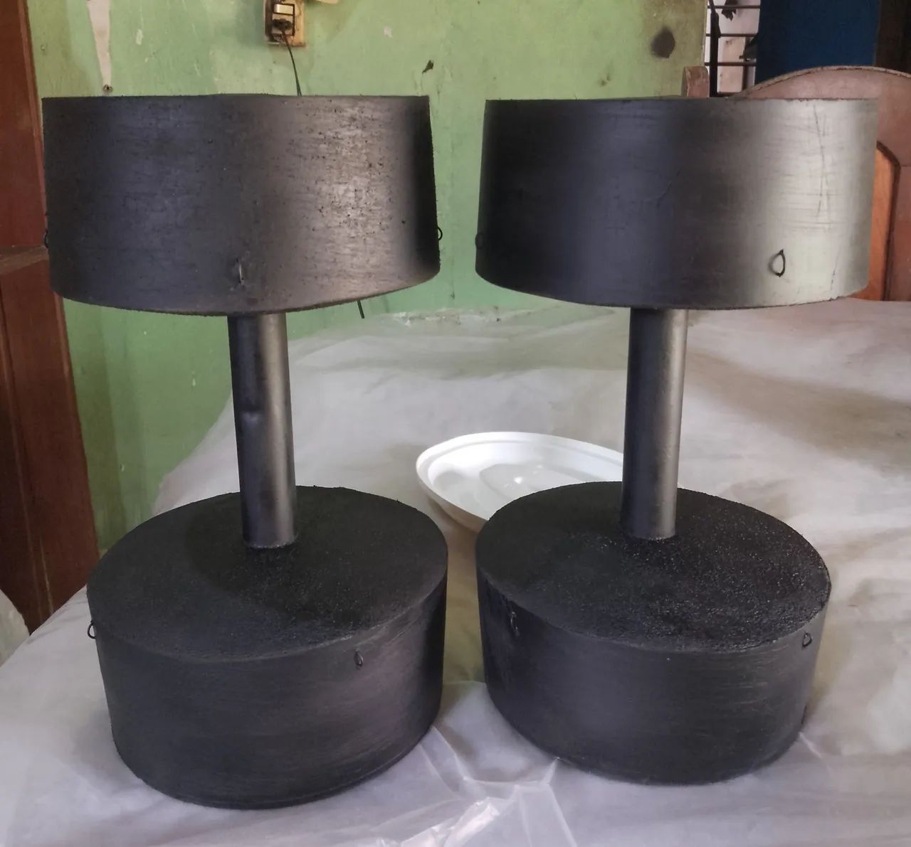 Halteres caseiros reforçado 8,2kg