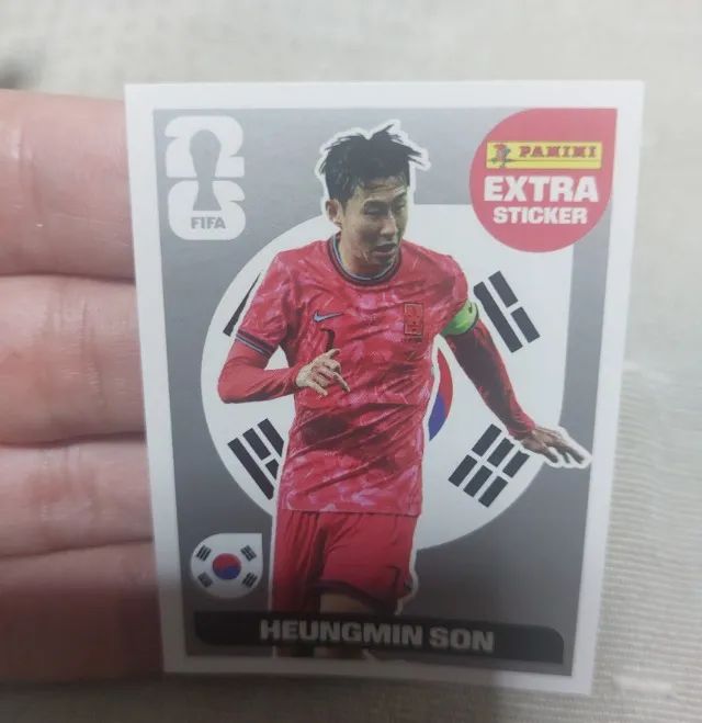 Figurinhas Legend Heungmin Son(Bordô e Prata) - Foto 2