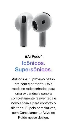 AirPods 4 com cancelamento de ruído - Foto 2