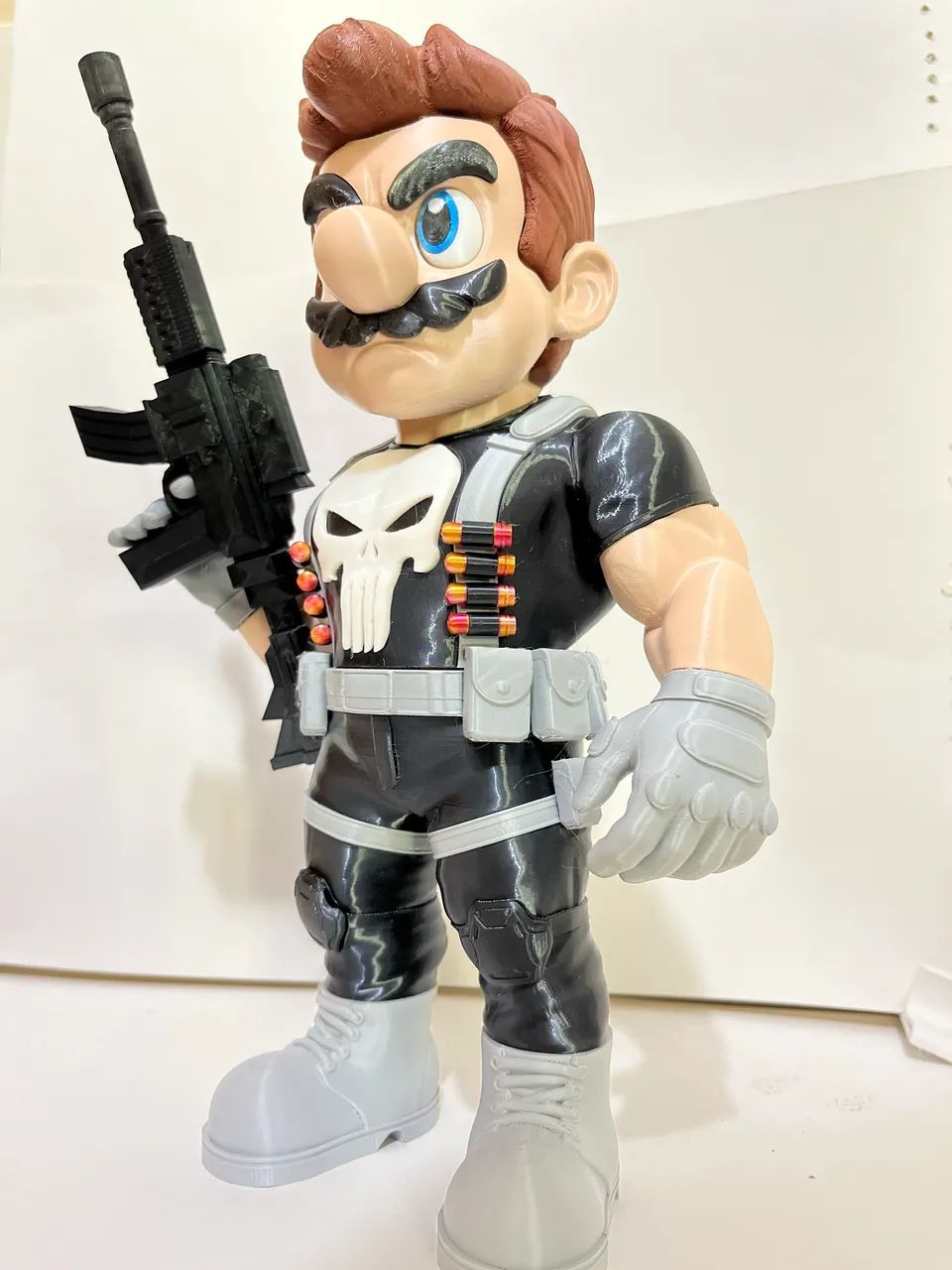 PROMOÇÃO IMPERDÍVEL Super Mario The Punisher - 3D alta qualidade