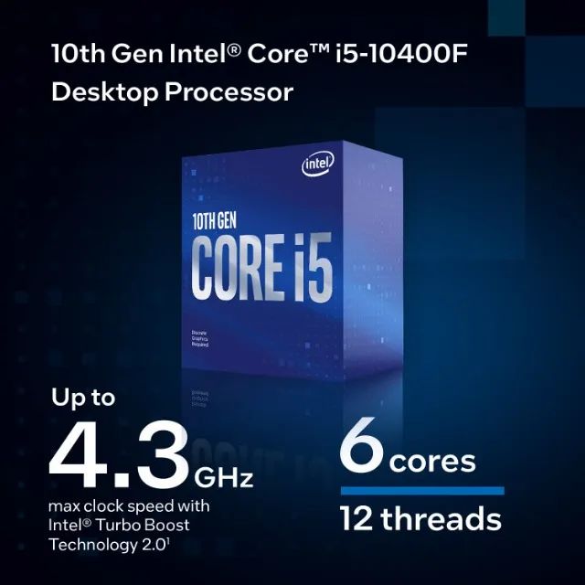 kit i5 10400f + placa mãe 