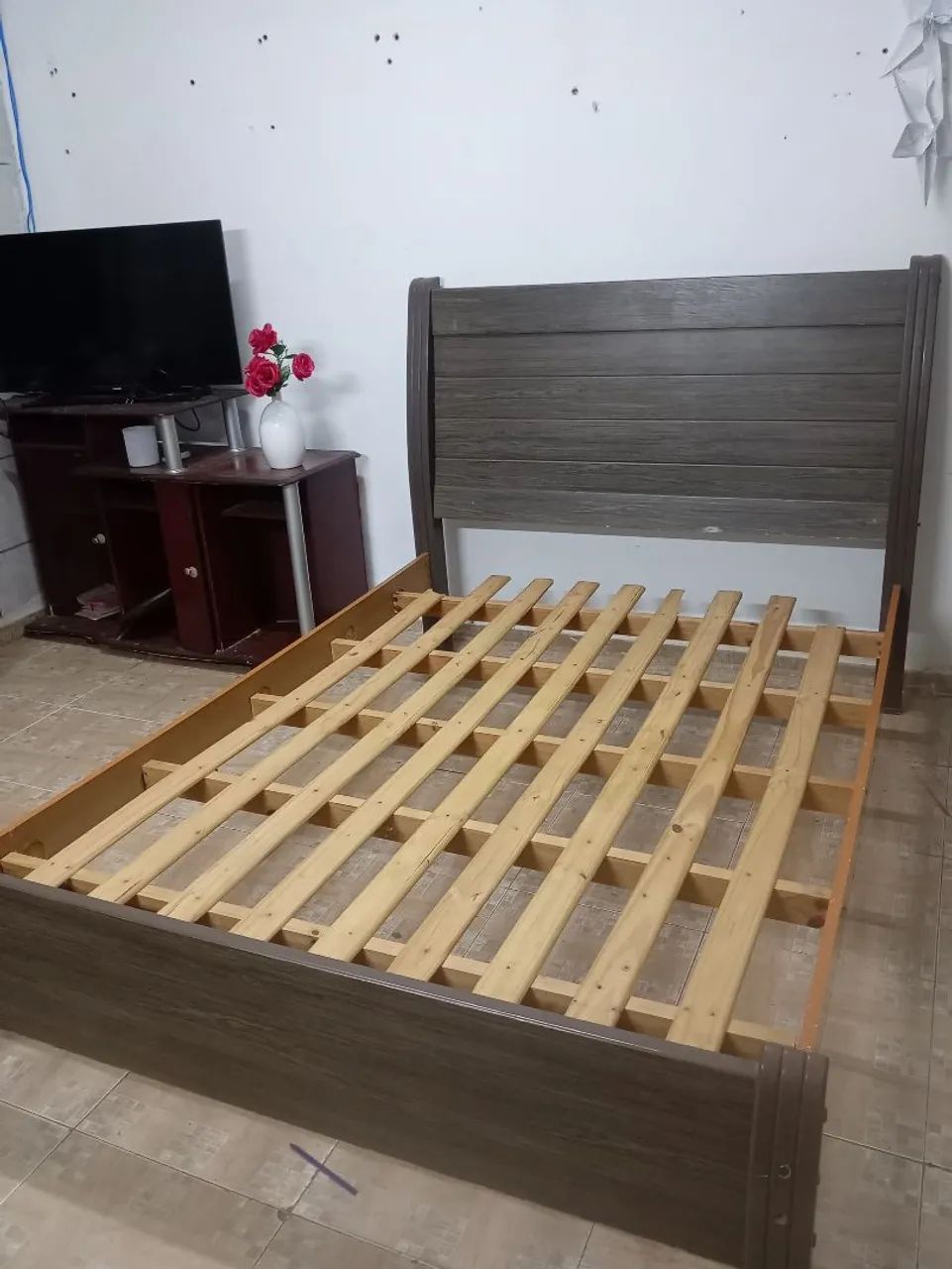Cama de casal de madeira  - Foto 5