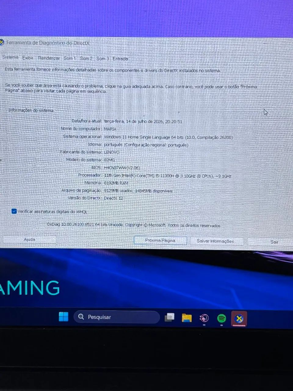 Notebook IdeaPad Gaming - Lenovo - Foto 4