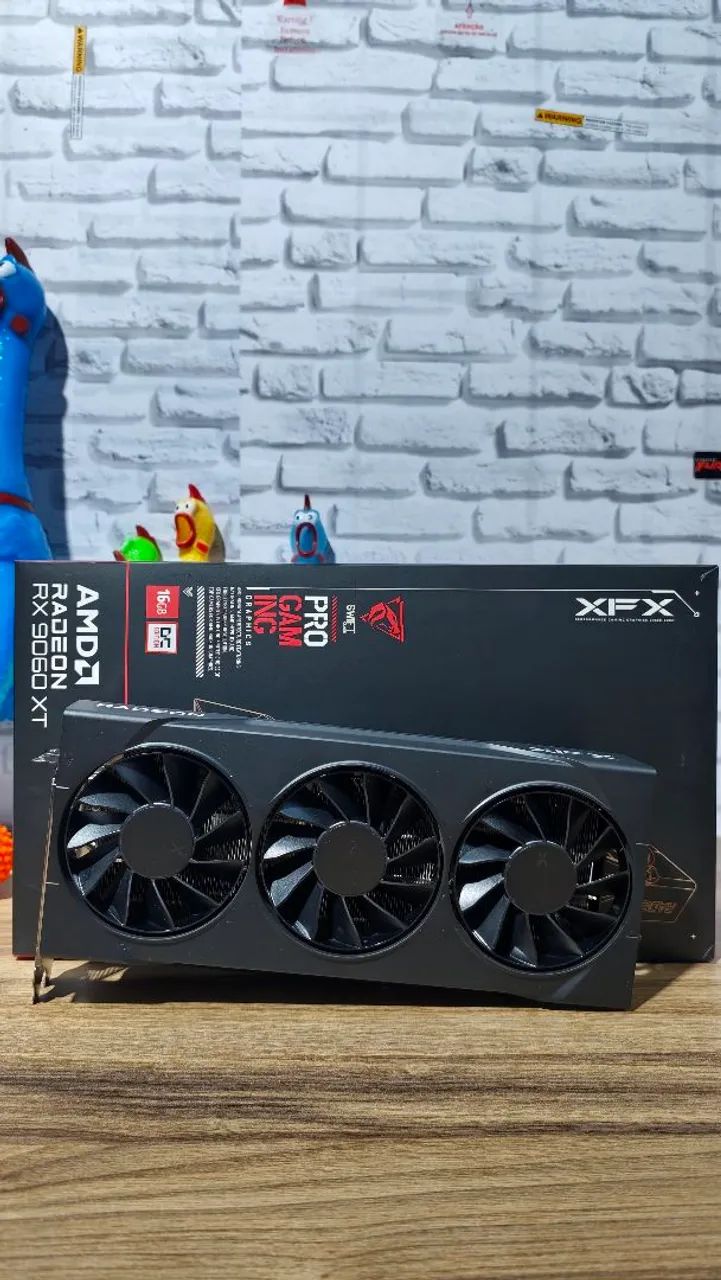 Placa de Vídeo RX 9060XT 16gb 3 modelos