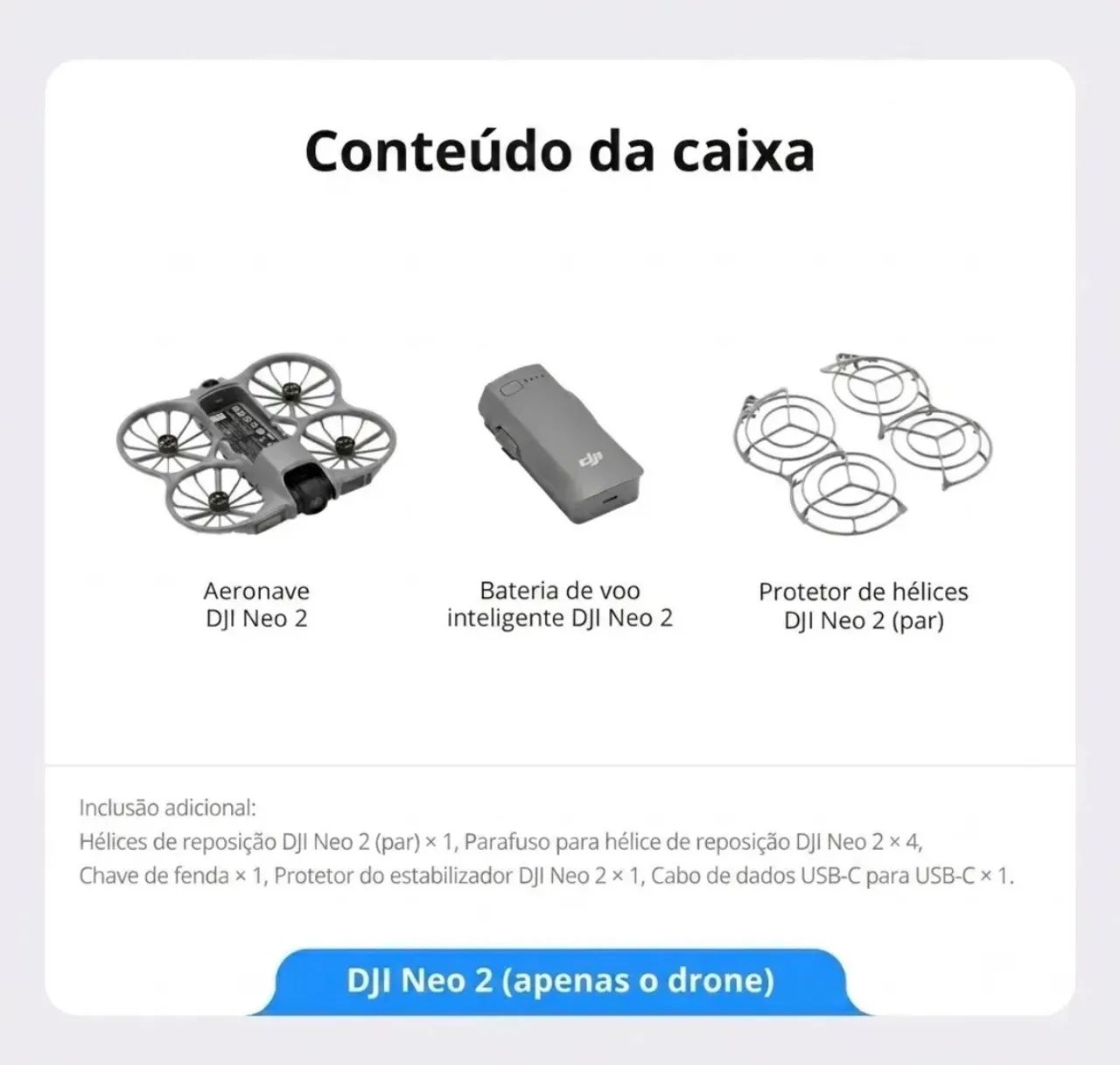 DJI Neo 2 - novo na caixa - Foto 4
