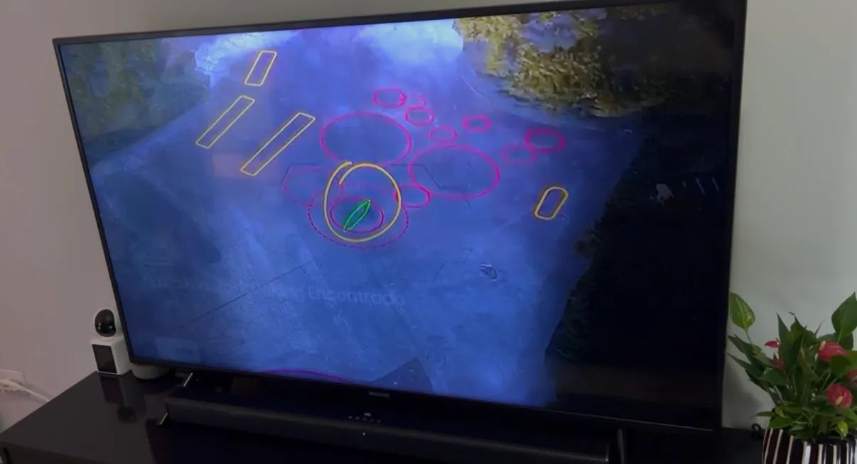 Tv Samsung 55? smart Tv com defeito mas funcionando 