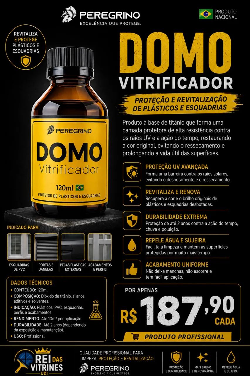 Domo vitrificador de esquadrias e plásticos - Foto 2