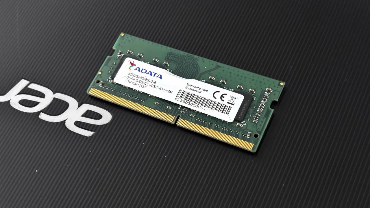 Memoria ram 8gb ddr4 3200 - Adata - seminova - testada sodimm   temos 2400 e 2666 