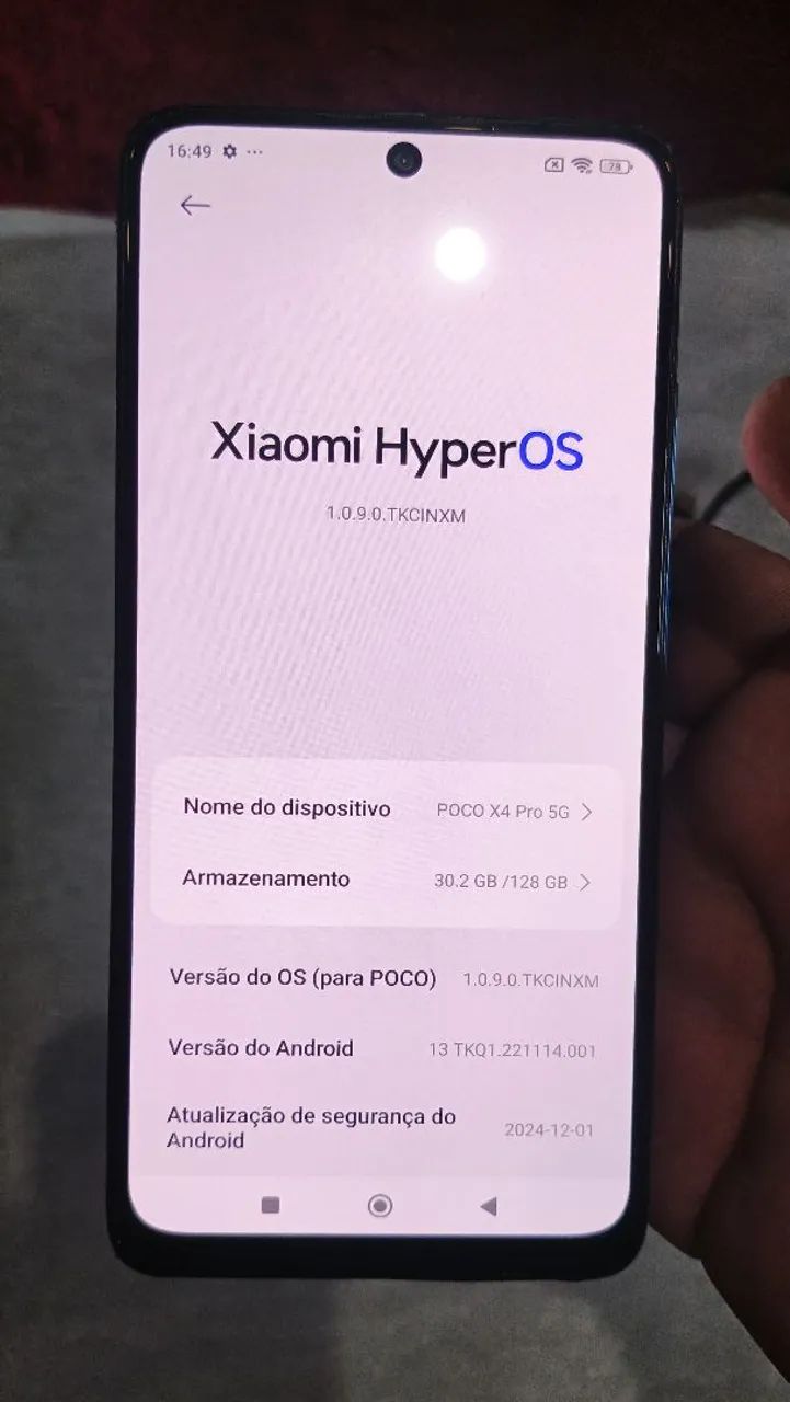 Celular poco x4 pro 5 G 128 gigas 
