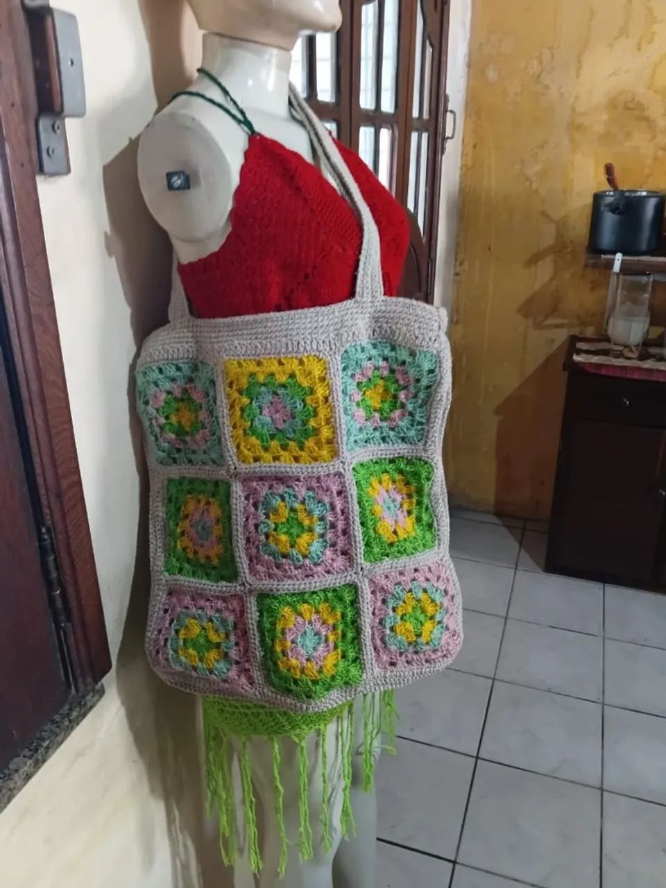 Vendo bolsa de crochê  - Foto 5