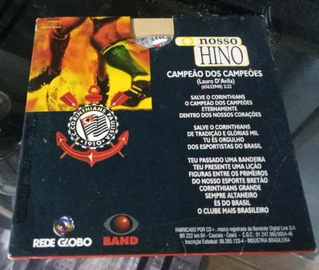 CD Digipack Corinthians - Nosso Hino - Campeonato Brasileiro 1998 - Foto 3
