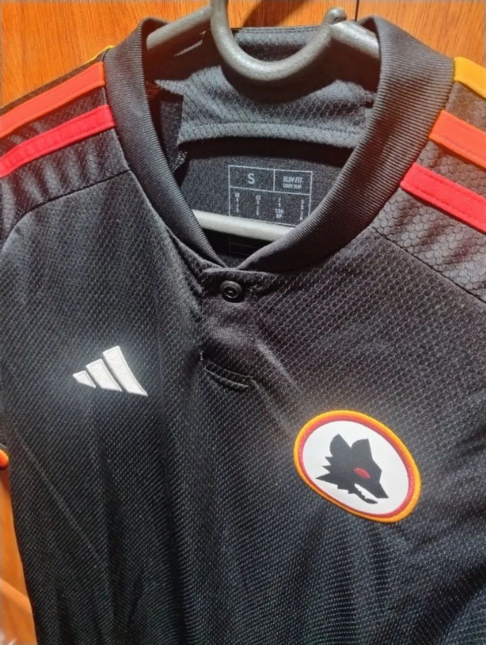Camisa Roma Third 2023/24 - Preta - Foto 5