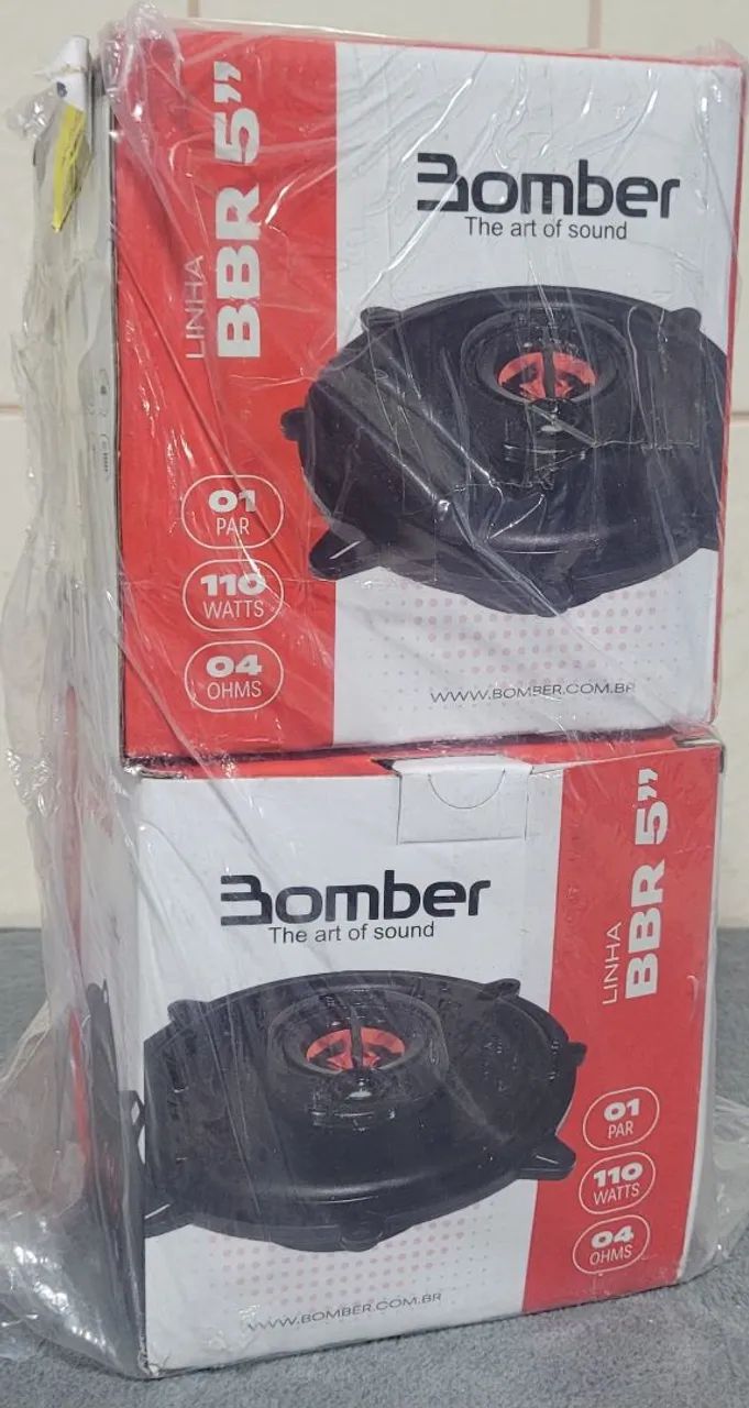 Par Alto Falantes Bomber BBR 5 Polegadas 110W RMS Som Carro NOVO - Foto 3