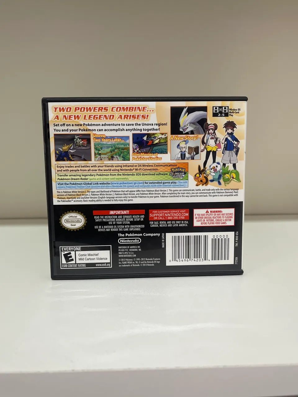 Pokémon White Version 2 Nintendo Ds Completo  - Foto 2