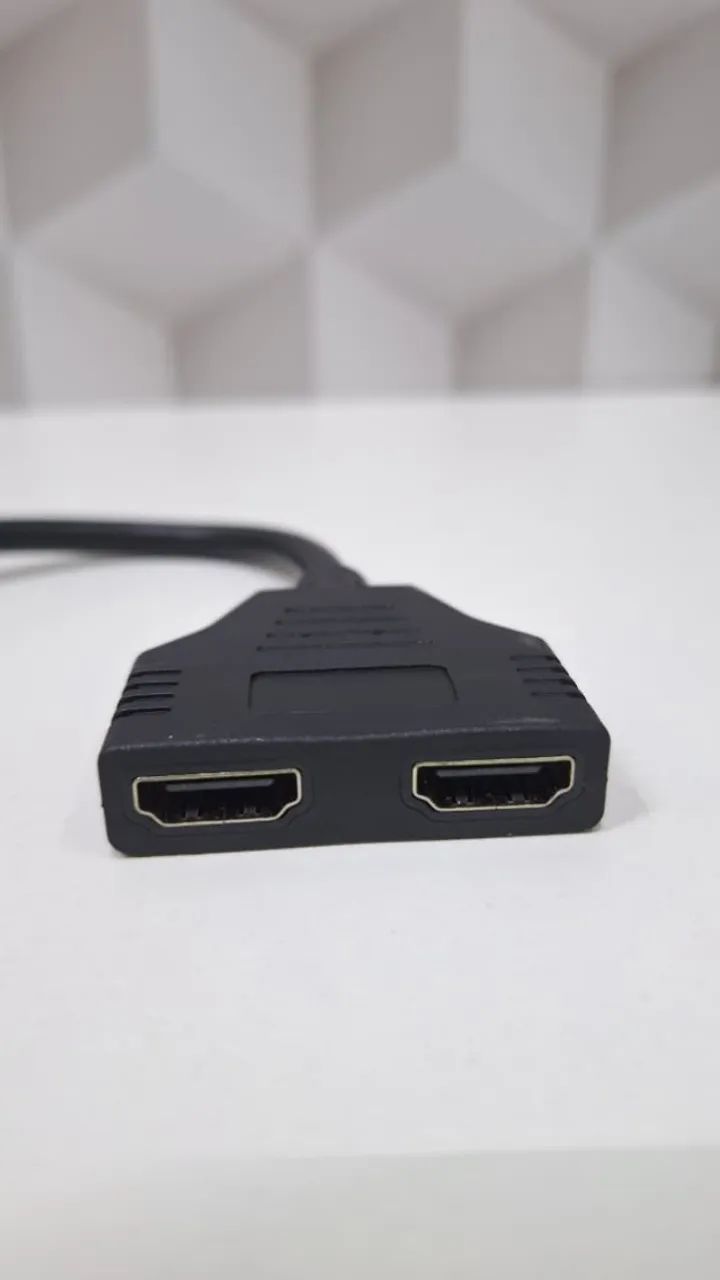 Divisor HDMI macho x 2fêmea  - Foto 2